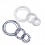 3pcs pack CutOut Circle Metal Cutting Dies Round Ring Stencil 4