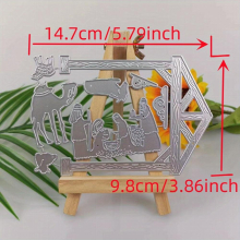 1pc Christmas Metal Cutting Dies And Stamp For Scrapbooking Craft Supplies