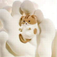 1pc Cat Series Woolen Felt DIY Material Pack Creative Gift Doll Decoration Ornament Pendant 4 Types Optional