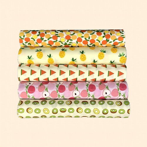 5pcs 24 89 24 Fruit Pattern Printed Square Fabric Patchwork Quilted DIY Sewn Clothing And Crafts 2