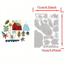 1pc Hallowmas Metal Cutting Dies Scrapbooking Diy Decoration Craft Embossing Stencil
