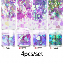 Chunky Glitters Fine Mix UV Resin Jewelry Making Decor Slime Fillings Nail Art Diy Epoxy Resin Phone Case Bling Bling Girl Cosmetic Makeup Glitter Mul