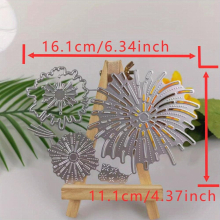 1pc Christmas Fireworks Metal Cutting Dies And Stamps For Scrapbooking Dies Craft Stencil Embossing Craft Supplies Stamps And Dies