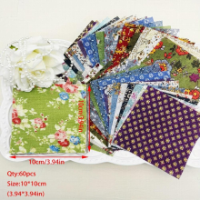 60pcs 10 01 10 01cm Cotton Fabric Bundles For Quilting Sewing DIY And Quilt Beginners Quilting Fabric Squares