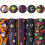 5pcs 24 89 24 Halloween Polyester Quilted Fabric Bundle Sewing Process Quarter Square Cloth Pumpkin Bat Ghost Skull Patchwork Fabric Scraps 2