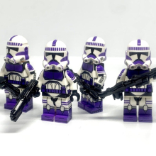 (4x 187th Clone Troopers ) Movie Star Wars Series Clone Trooper Stormtrooper Building Blocks Minifigures Toys