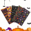 5pcs 24 89 24 Halloween Polyester Quilted Fabric Bundle Sewing Process Quarter Square Cloth Pumpkin Bat Ghost Skull Patchwork Fabric Scraps 8
