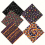 5pcs 24 89 24 Halloween Polyester Quilted Fabric Bundle Sewing Process Quarter Square Cloth Pumpkin Bat Ghost Skull Patchwork Fabric Scraps 5