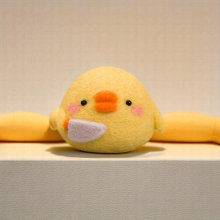 1pc Chicken Series Wool Felt DIY Material Package Creative Gift Gift Doll Decoration Ornament Pendant 2 Styles