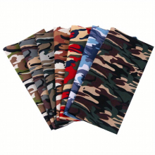 7 Pcs Army Camouflage 100 Cotton Print Fabric Material DIY For Clothing Masks Crafts Quilting 23 X 23 88cminch