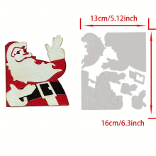 1pc Christmas Santa Claus Metal Cutting Dies Scrapbooking Diy Decoration Craft Embossing Stencil