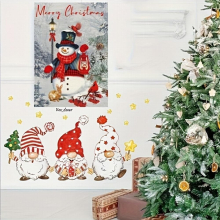 Diamond Painting Kit DIY Christmas Snowman Series Full Artificial Diamond Home Decoration Hanging Painting