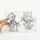 Snowman Transparent Silicone Stamp 4