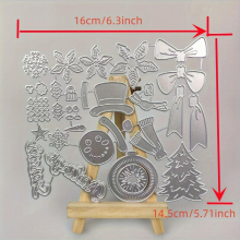 1Pc Christmas Snowman Metal Cutting Dies For Scrapbooking Dies Craft Stencil Embossing Craft Supplies Dies