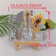 1PC Christmas Gingerbread Man Metal Cutting Dies And Stamps For Scrapbooking Dies Craft Stencil Embossing Craft Supplies Stamps And Dies