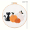 1pc Halloween Cat ghost bat witch pumpkin Embroidery DIY Material Kit 3