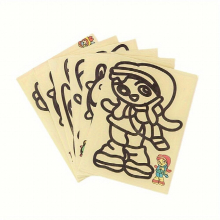 1pc Sand Painting DIY Puzzle Creative Toy Handcraft Sand Painting Set Creative Handcraft Sand Painting DIY Production Materials Intelligence Developme