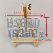1pc Number Metal Cutting Die For Scrapbook Die Craft Stencil Embossing Craft Supplies Die