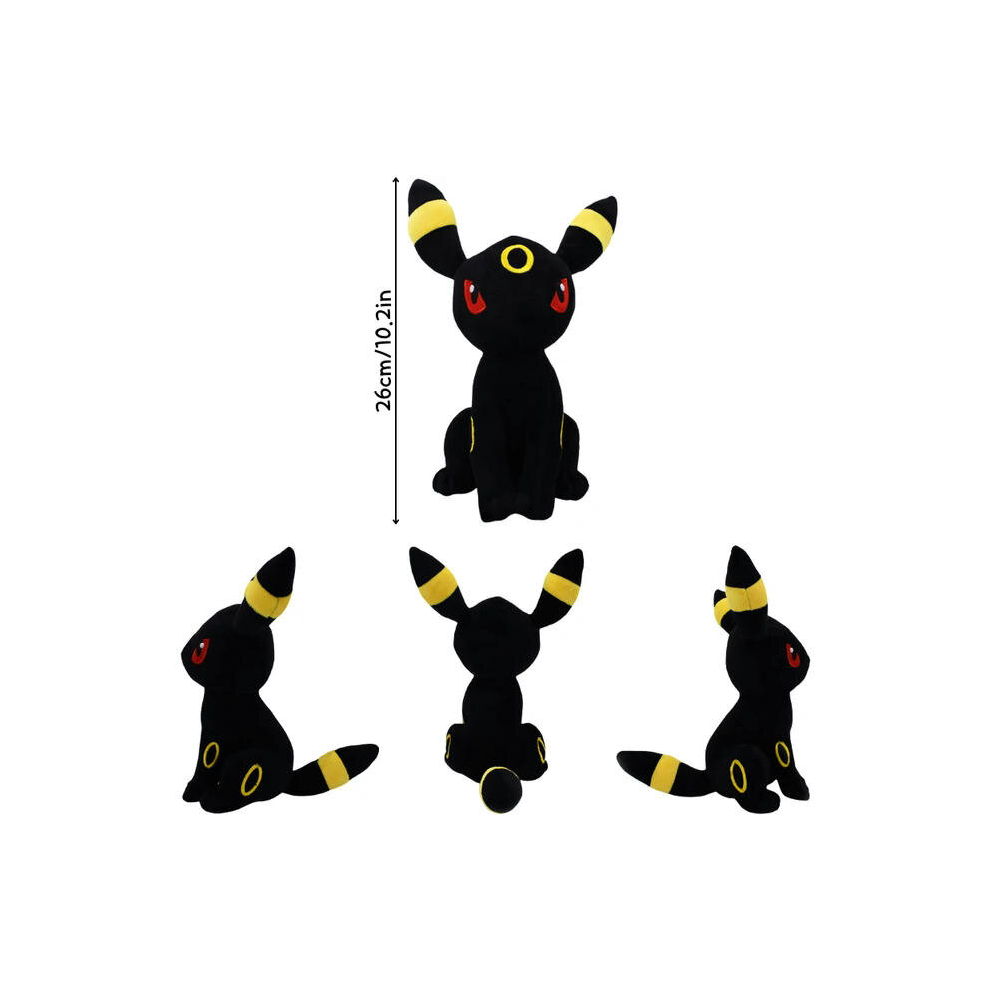 (Umbreon 5) 9 Styles Pokemon Umbreon Kawaii Soft Plush Toys Cute Anime Standing Shiny Umbreon Stuffed Animals Peluche Dolls Birthday Gifts