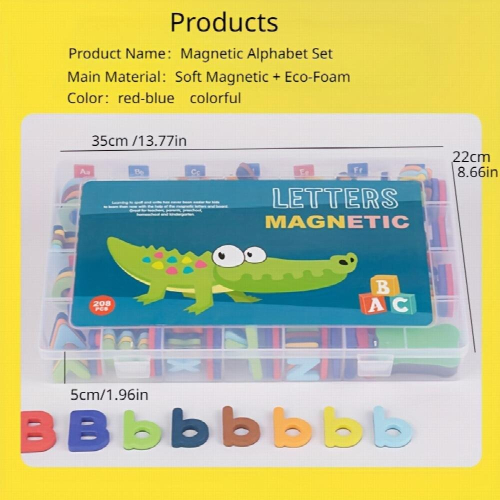 Magnetic Sponge Alphabet Childrens Learning Textbook 2