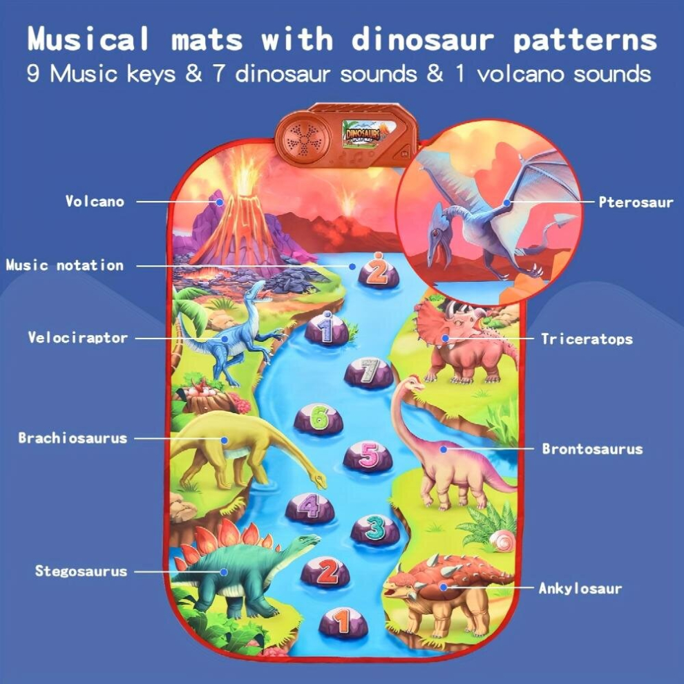 Childrens Music Blanket Baby Climbing Mat Baby Educational Music Piano Game Blanket Toy