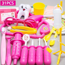 Baby Interactive Medical Equipment Toy Set Childrens Doctor Toy Set Storage Box Medical Equipment Play House Stethoscope Baby Needle Set