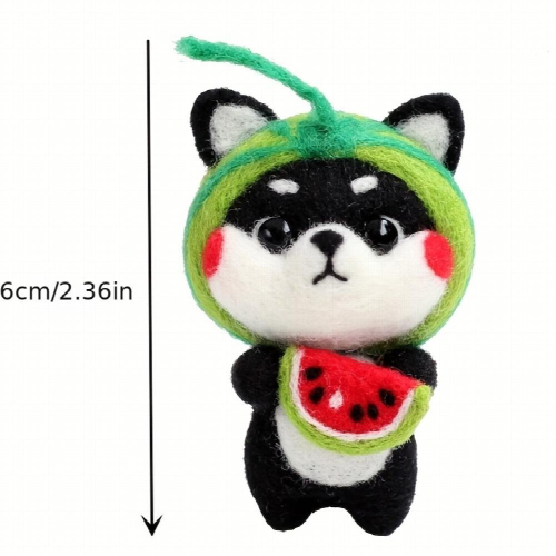 Wool Felt Shiba Doll Perfect Creative Gift for DIY 1