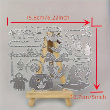 1Pc Halloween Pumpkin Metal Cutting Dies For Scrapbooking Dies Craft Stencil Embossing Craft Supplies Dies