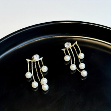 Women Tassel Artificial Pearl Earrings Classic Jewelry For Women Girls