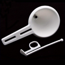 1pc Kitchen DIY Convenient Chocolate Candy Funnel Mold Foodgrade Plastic Pancake Cream Batter Dispenser Small Paper Cup Bakeware Tool