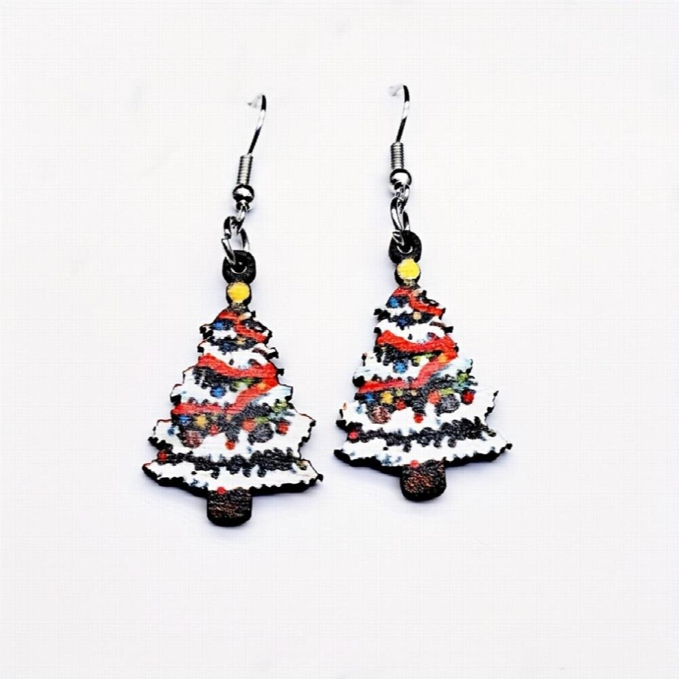Christmas Tree Dangle Earrings Party Jewelry Christmas Halloween Gift Years Gift Gift For Women Mom Family Friends-image-OPC-PD7DBQP-NEW