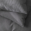Habitat Cotton Waffle Plain Charcoal Bedding Set - Single 5