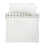 Argos Home Checked Grid Fleece Cream Bedding Set - Single 6