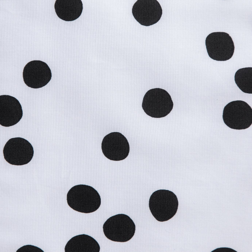 Habitat Cotton Dot Penny White  Black Bedding Set - Single 2