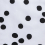 Habitat Cotton Dot Penny White  Black Bedding Set - Single 9