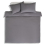 Habitat Cotton Waffle Plain Charcoal Bedding Set - Single 4