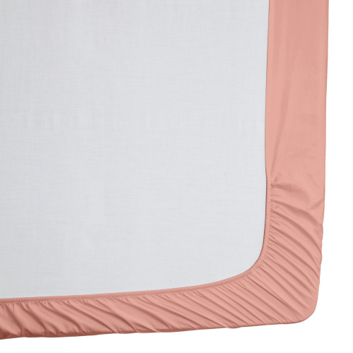 Habitat Egyptian Cotton 400TC Blush Fitted Sheet - Double 2