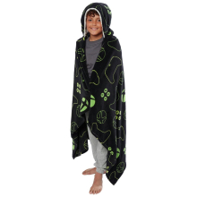 Xbox Super Soft Fleece Hooded Blanket - Officially Licensed, 100x150 cm, Machine Washable 30C (Code 3151176)
