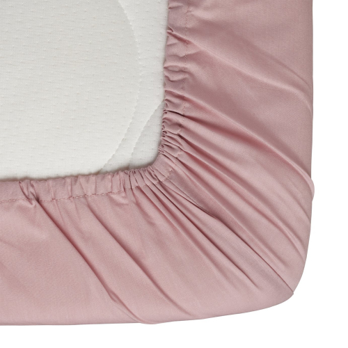 Habitat Cotton Rich 180TC Plain Blush Fitted Sheet - Single 2