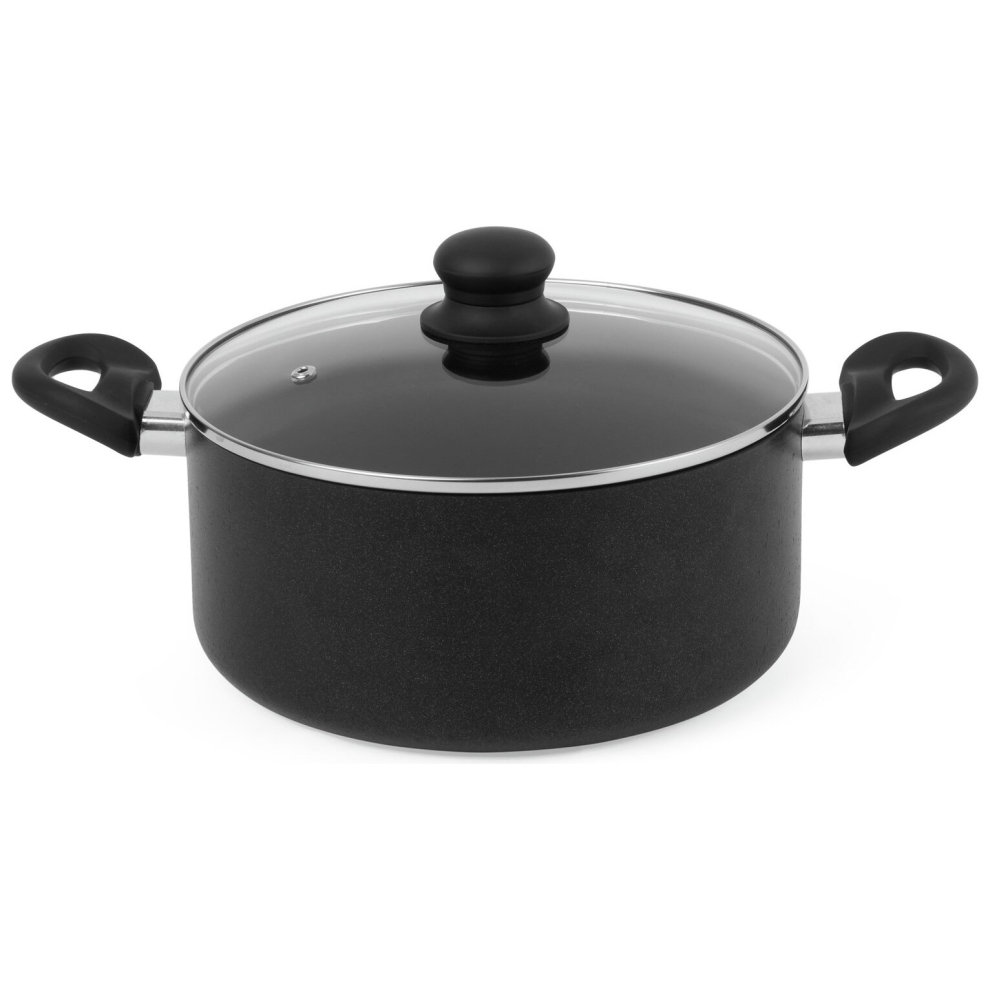 Russell Hobbs 24cm Diamond Stone Aluminium Stock Pot