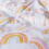 Habitat Pastel Rainbow Reversible Kids Bedding Set - Single 9