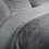 Argos Home Sparkle Velvet Grey Bedding Set - Single 6