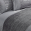 Argos Home Sparkle Velvet Grey Bedding Set - Single 5