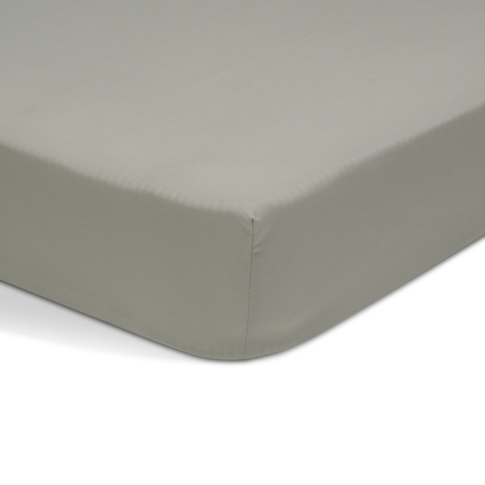 Habitat Green Polycotton Sage Fitted Sheet - Single