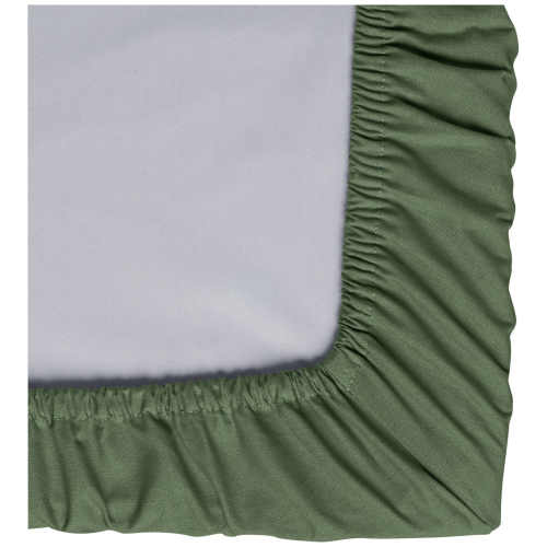 Habitat Plain Khaki Fitted Sheet - Single 2