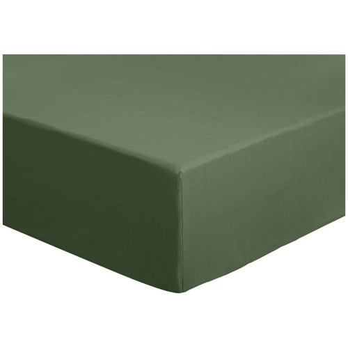Habitat Plain Khaki Fitted Sheet - Single 1