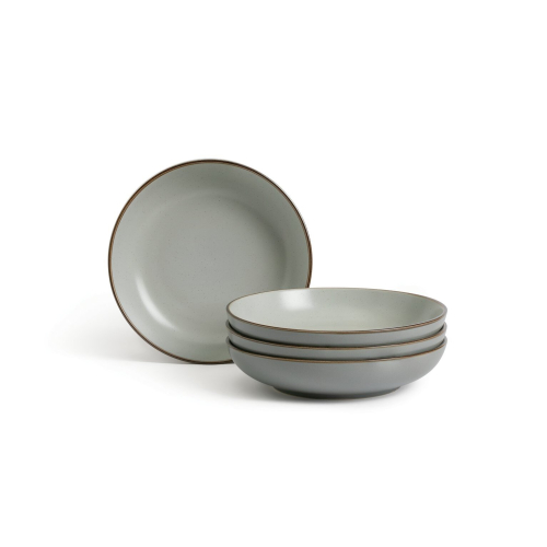 Habitat Speckle 4 Piece Stoneware Pasta Bowl - Grey 1