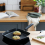 Habitat 24cm Non Stick Aluminium Griddle Pan - Black 8