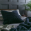Habitat Plain Shearling Cushion - Navy - 50x50cm 7