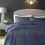 Habitat Velvet Geo Navy Bedding Set - Single 2
